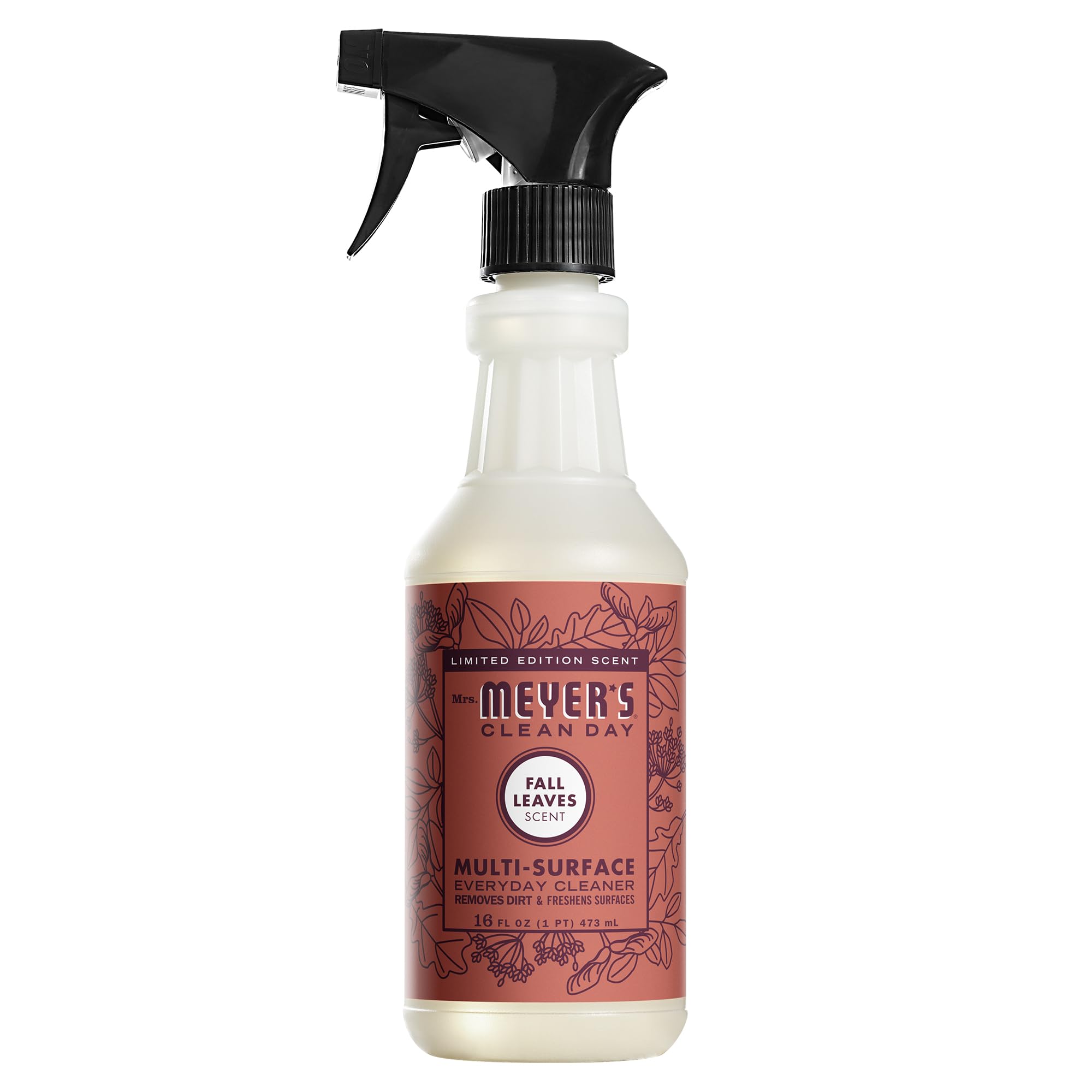 MRS. MEYER'S MEYER CLEAN DAY Multi-Surface Cleaner Fall Leaves 16 fl oz for Home Use
| MRS. MEYER'S MEYER CLEAN DAY Fal