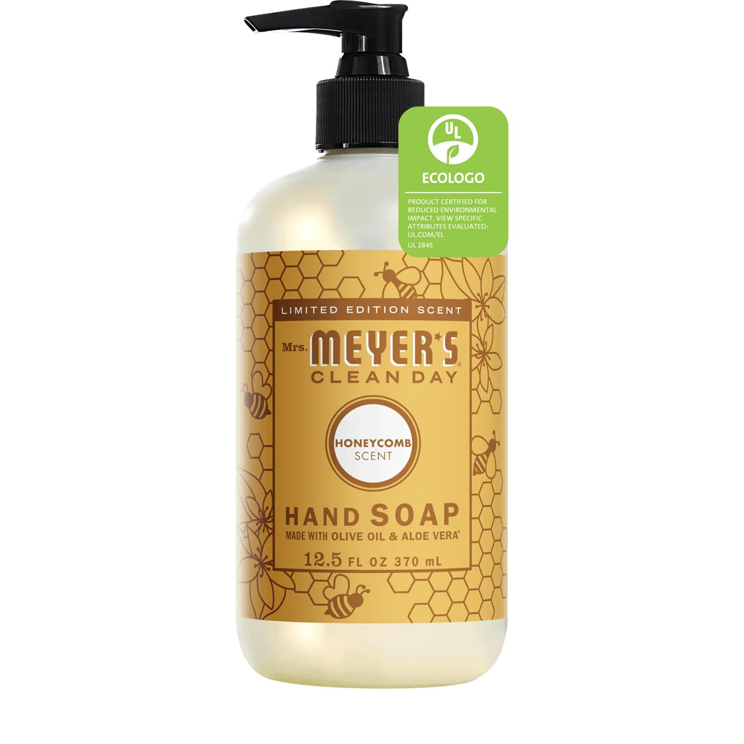 Mrs. Meyers Clean Day Cruelty Free Biodegradable Hand Wash Honeycomb Essential Oils 1|5 Ounce Bottle ECOLOGO  
Mrs. Meye