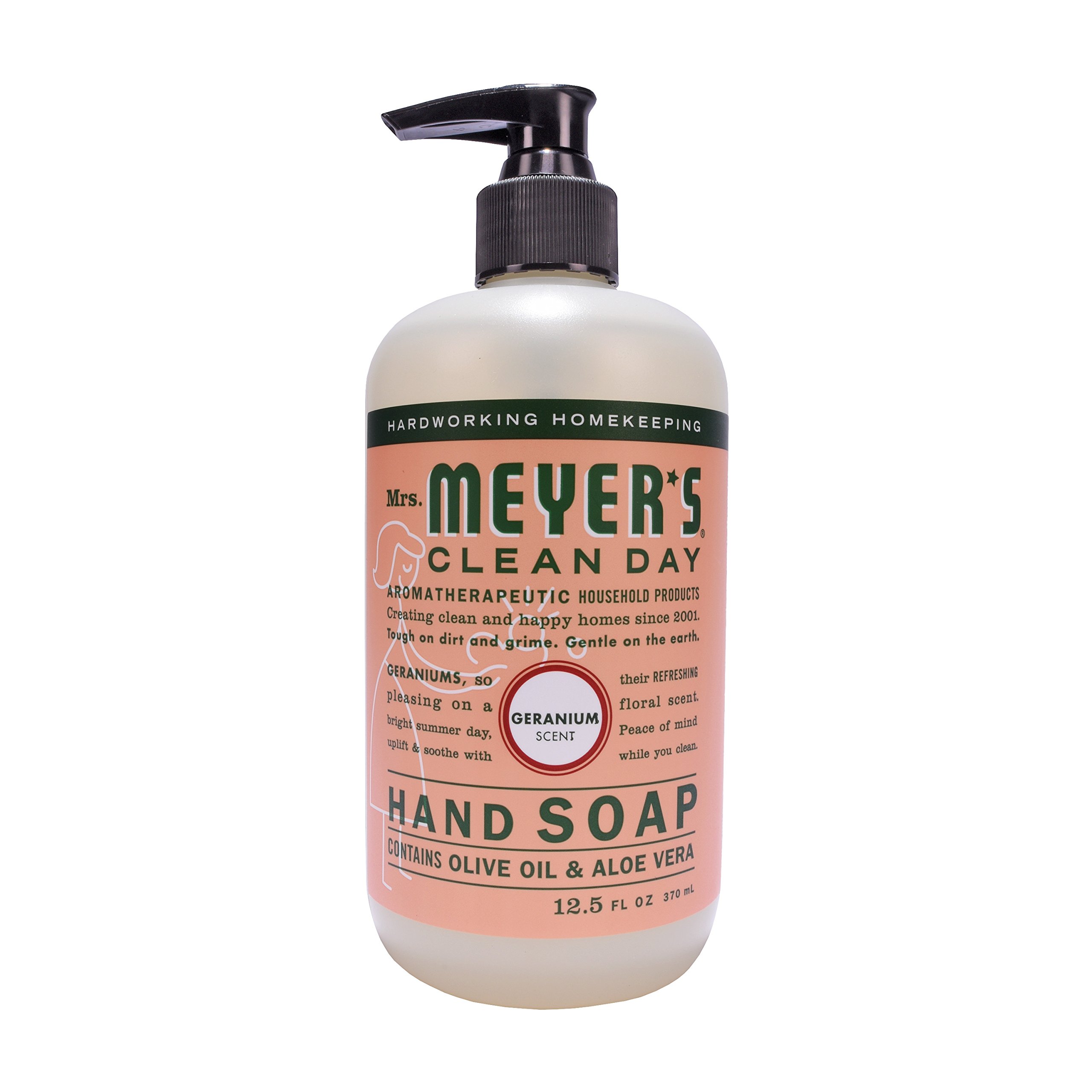 Mrs. Meyer's Clean Day Geranium Scented Hand Soap, Biodegradable Formula, Essential Oils, 1|5 fl. oz Pack of 6
| Mrs. M